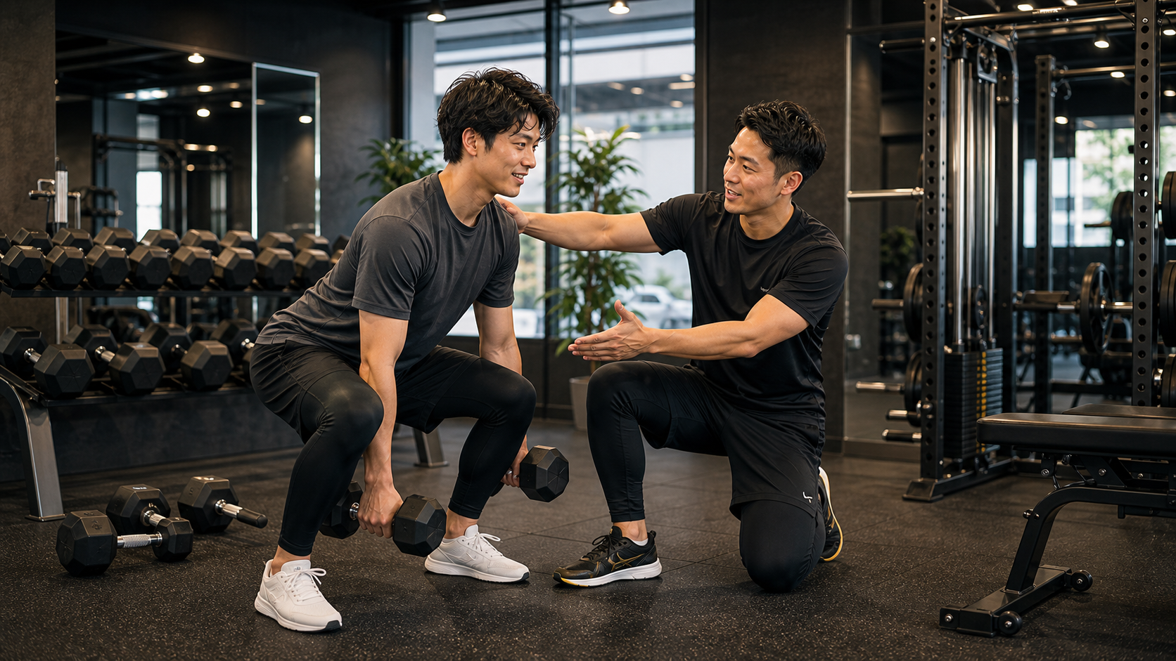 CFC会員がパーソナルジムを利用するイメージ